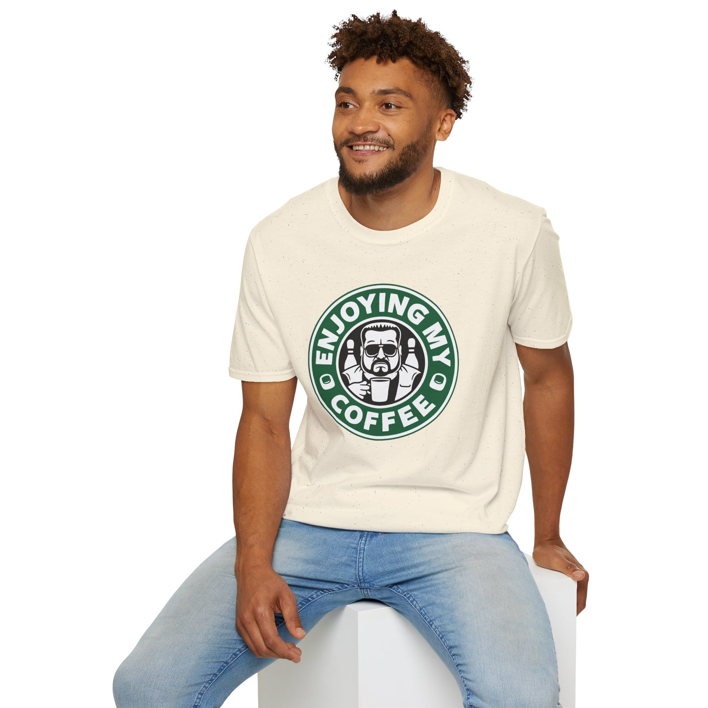 Walter "Enjoying My Coffee" Unisex Softstyle T-shirt