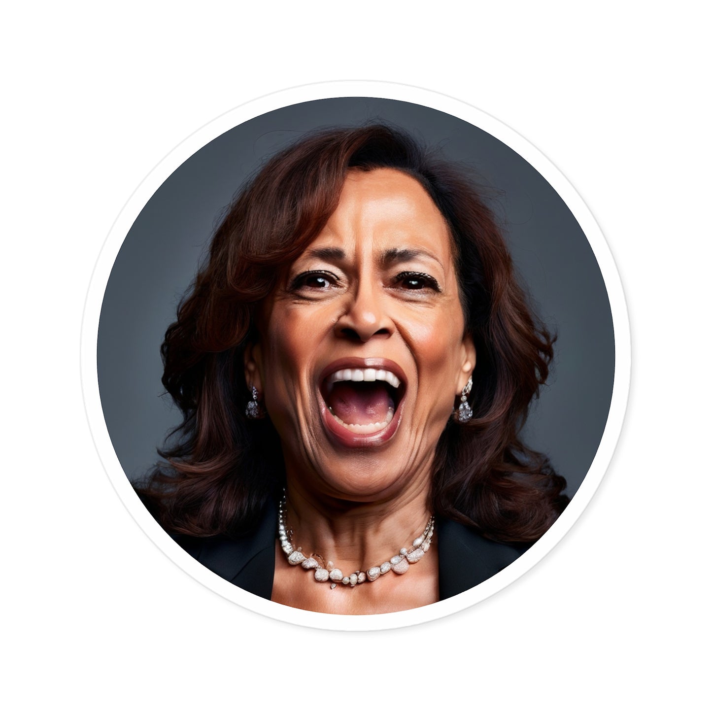 Kamala Harris Urinal Sticker