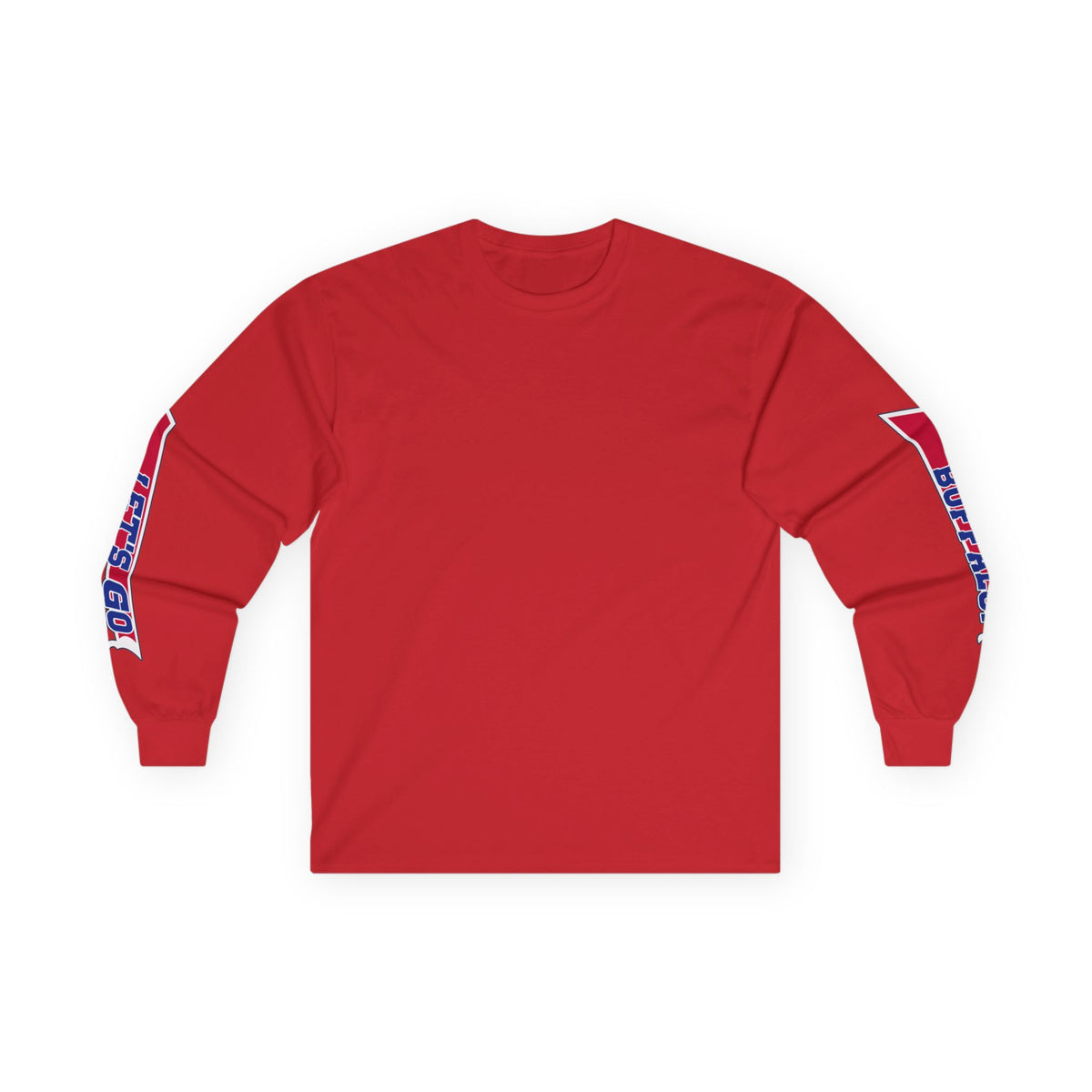 Let's Go Buffalo Long Sleeve Shirt - Under Jersey Sleeve Print Tee