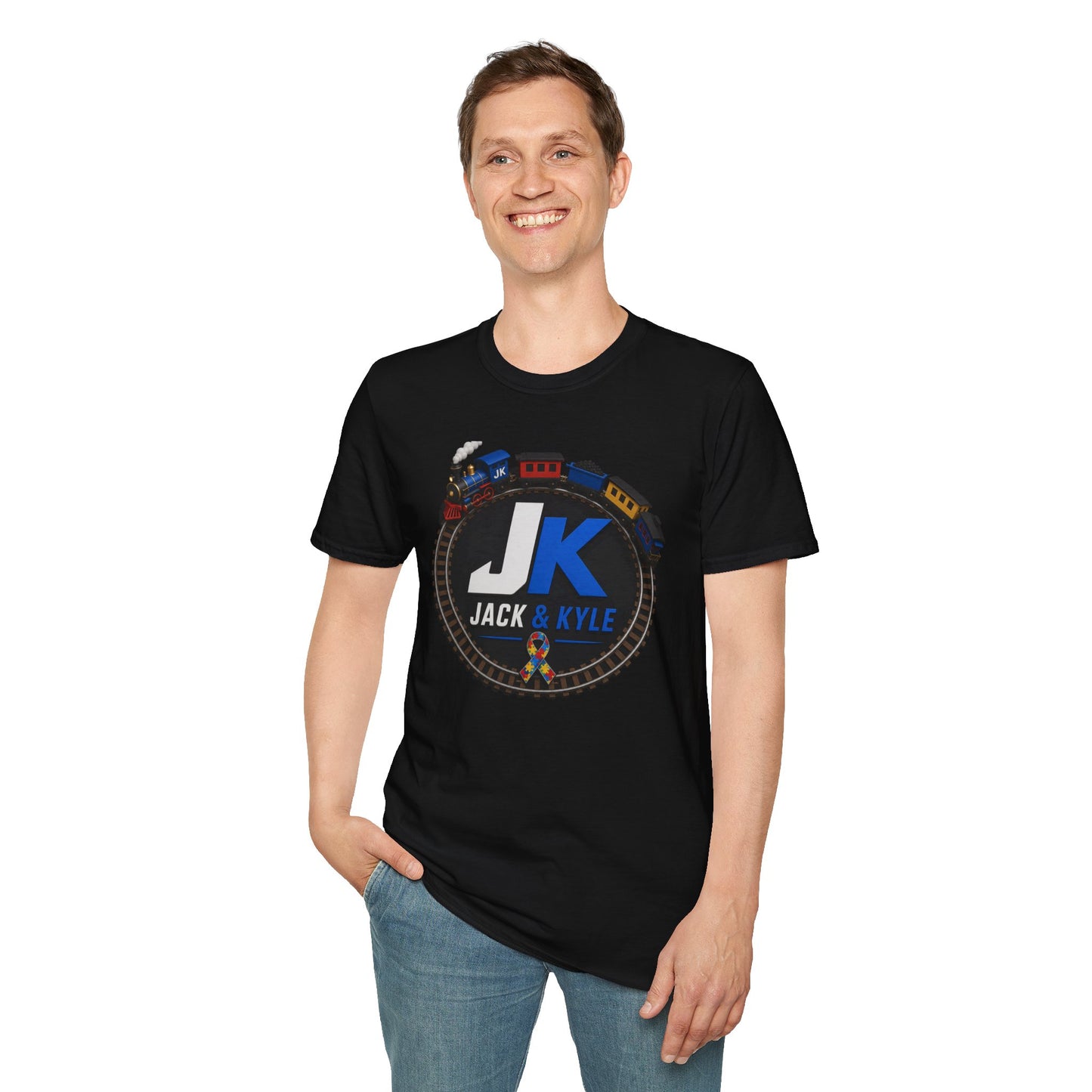 Jack & Kyle Unisex T-Shirt — Autism Awareness Ribbon Tee