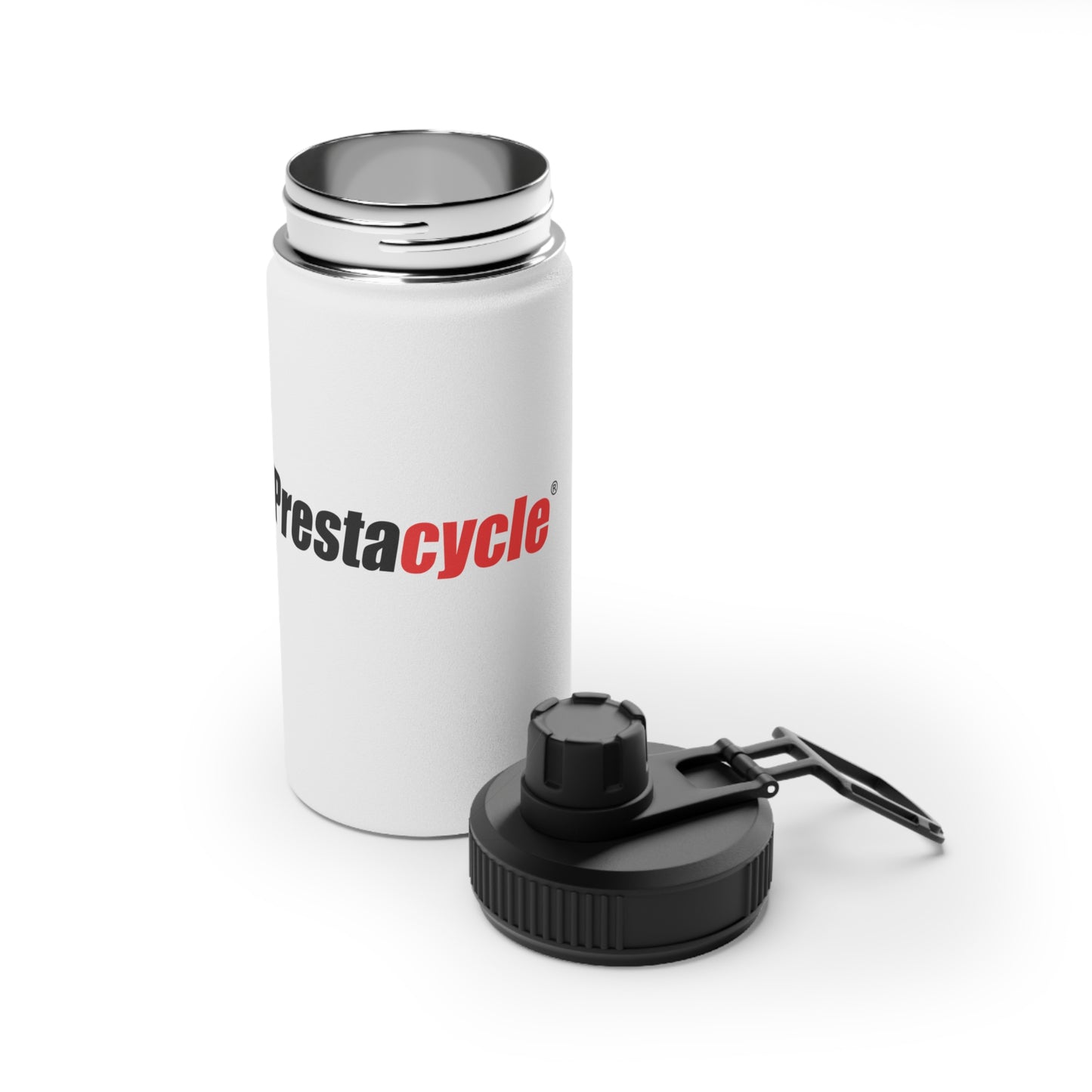 Prestacycle Stainless Steel Water Bottle, Sports Lid