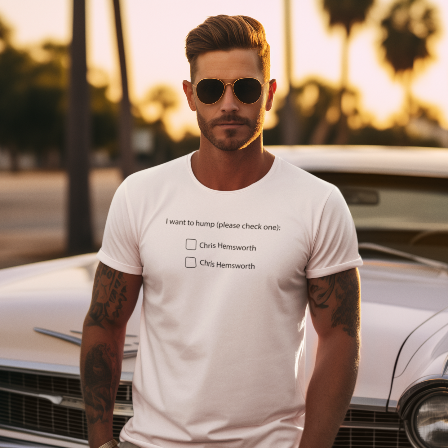 I want to hump Chris Hemsworth Unisex Softstyle T-Shirt