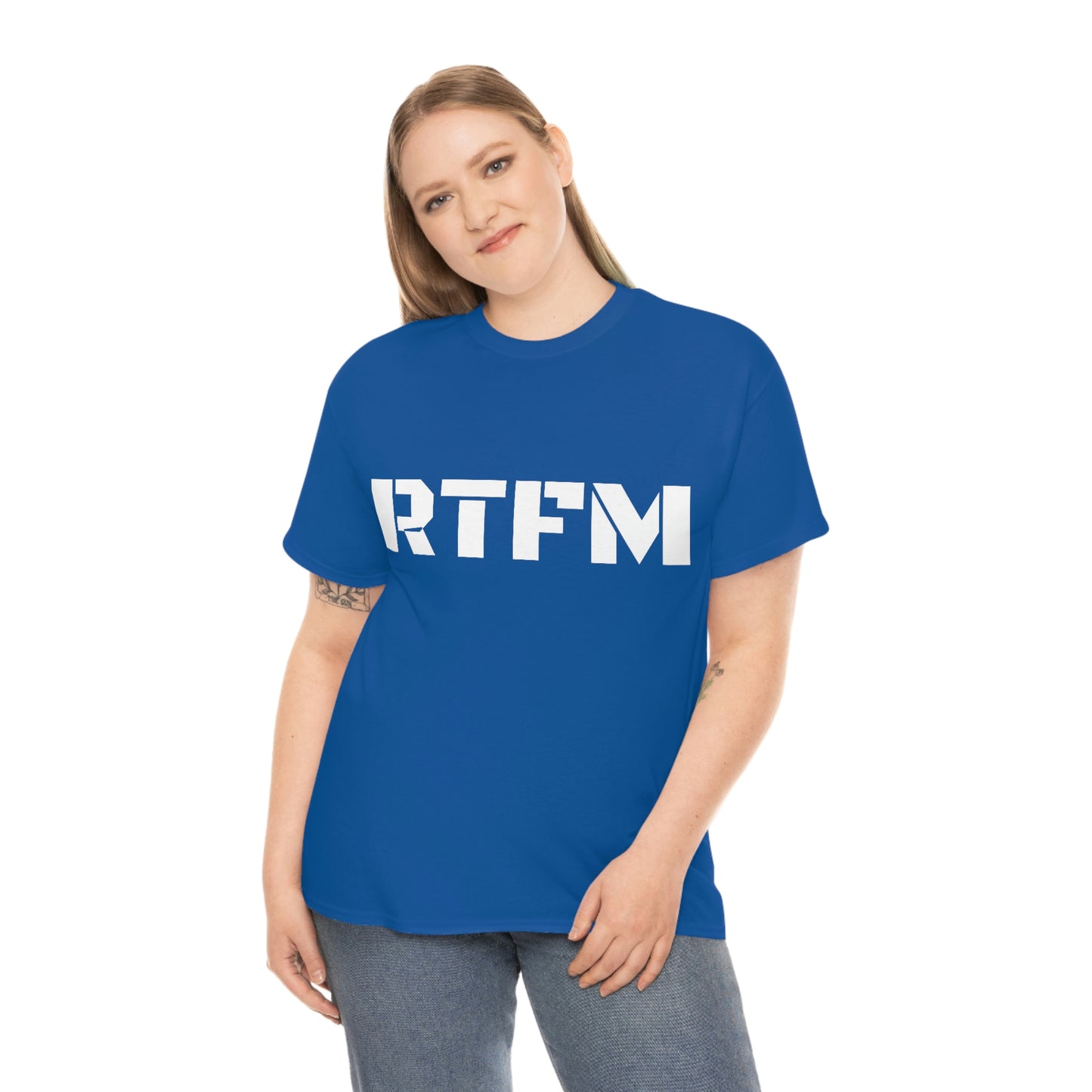 "Read The F*$&#@ Manual" Unisex Cotton Tee