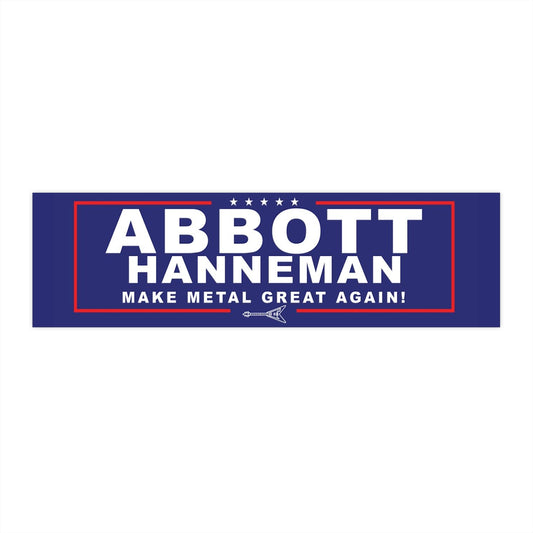 Abbott/Hanneman Waterproof Bumper Sticker