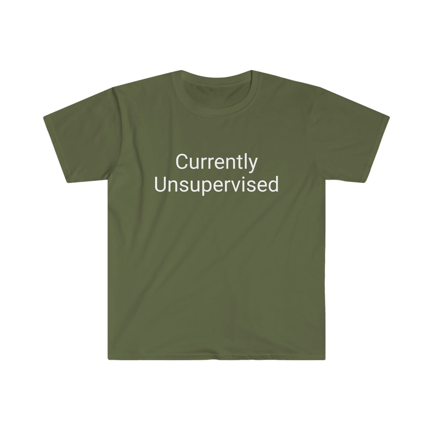 "Currently Unsupervised" Unisex Softstyle T-Shirt