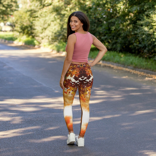 "Autumn Magic" Women's Spandex Leggings