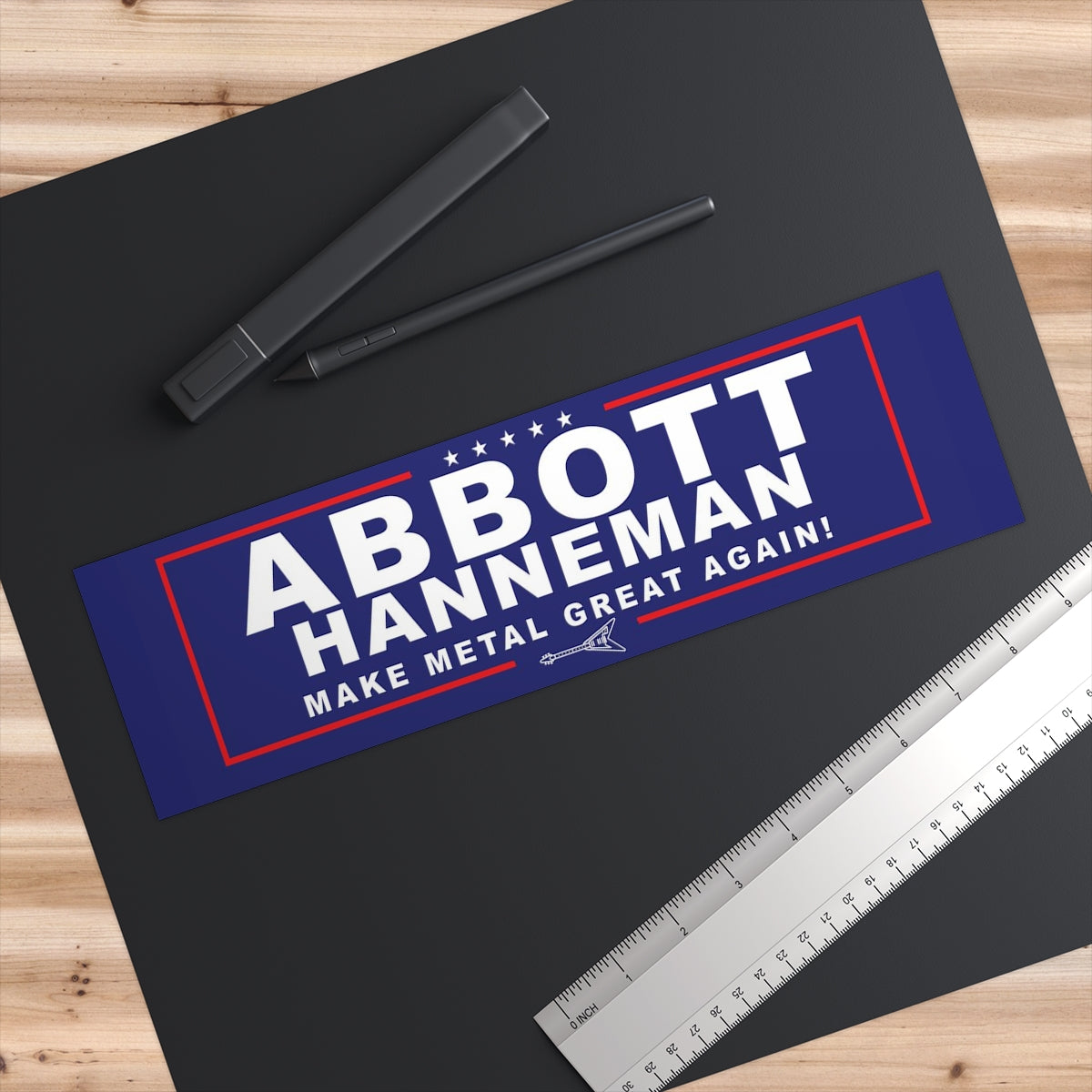 Abbott/Hanneman Waterproof Bumper Sticker